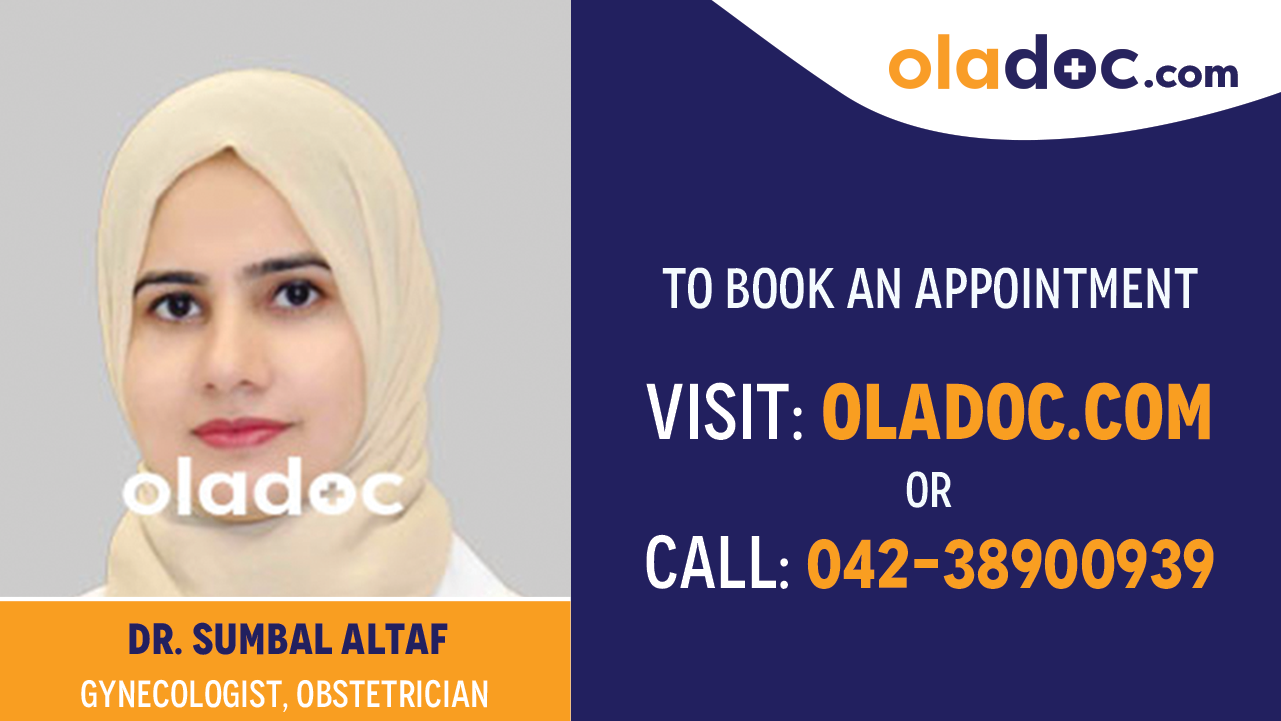 Book appointment with Dr. Sumbal Altaf-best Gynecologist Lahore